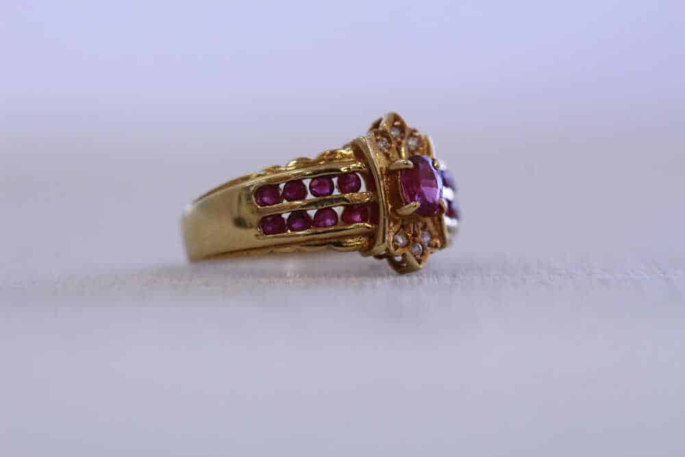 形見のルビーの指輪でネックレスに