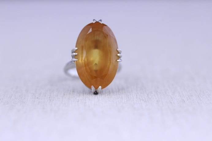 指輪からネックレストップにリメイク