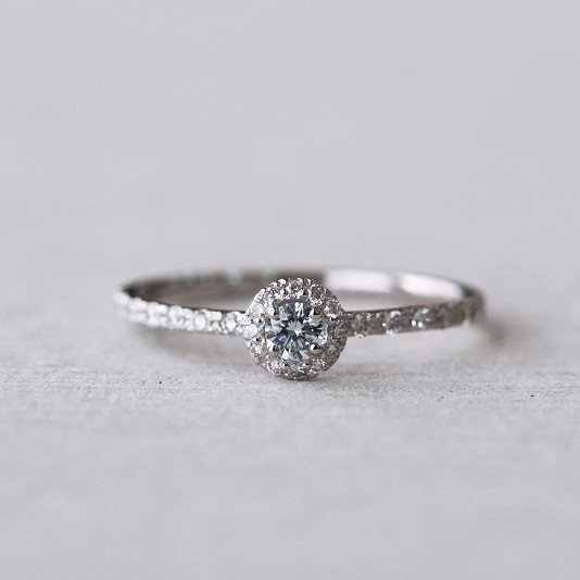 
ブルーダイモンド指輪