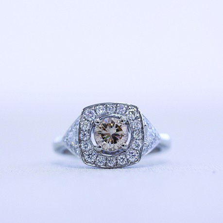 
ブラウンダイモンド指輪