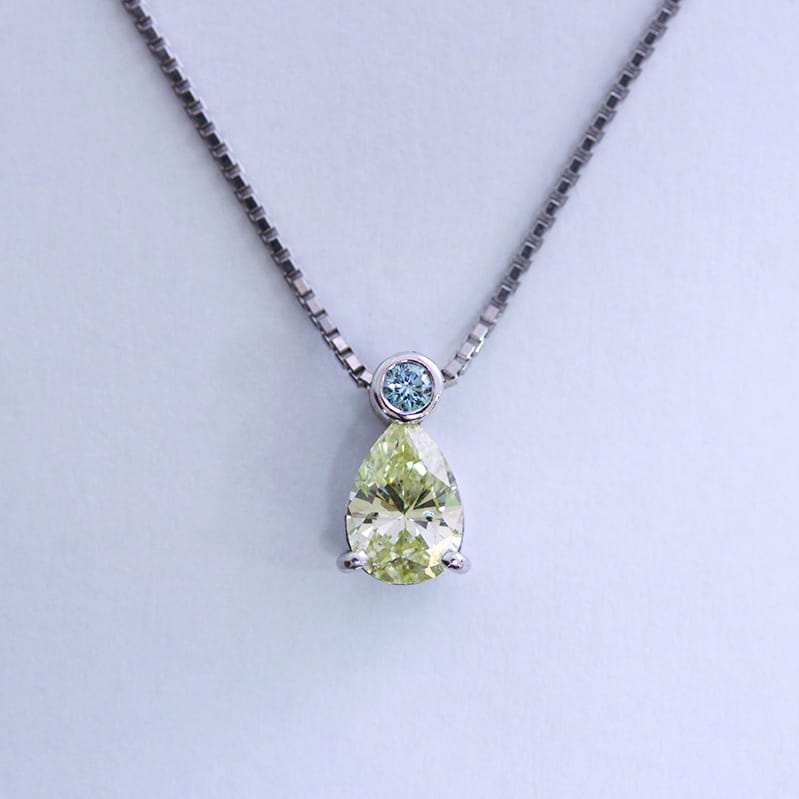 
イエローダイモンドネックレス（トリート）