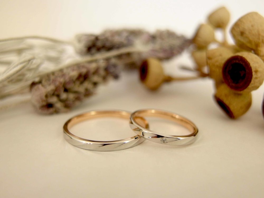 エルドーセレクトブランドの結婚指輪「ロゼ・マリアージュ」