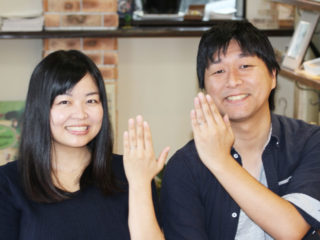 広島県広島市の戸村様ご夫妻(結婚指輪をご購入)