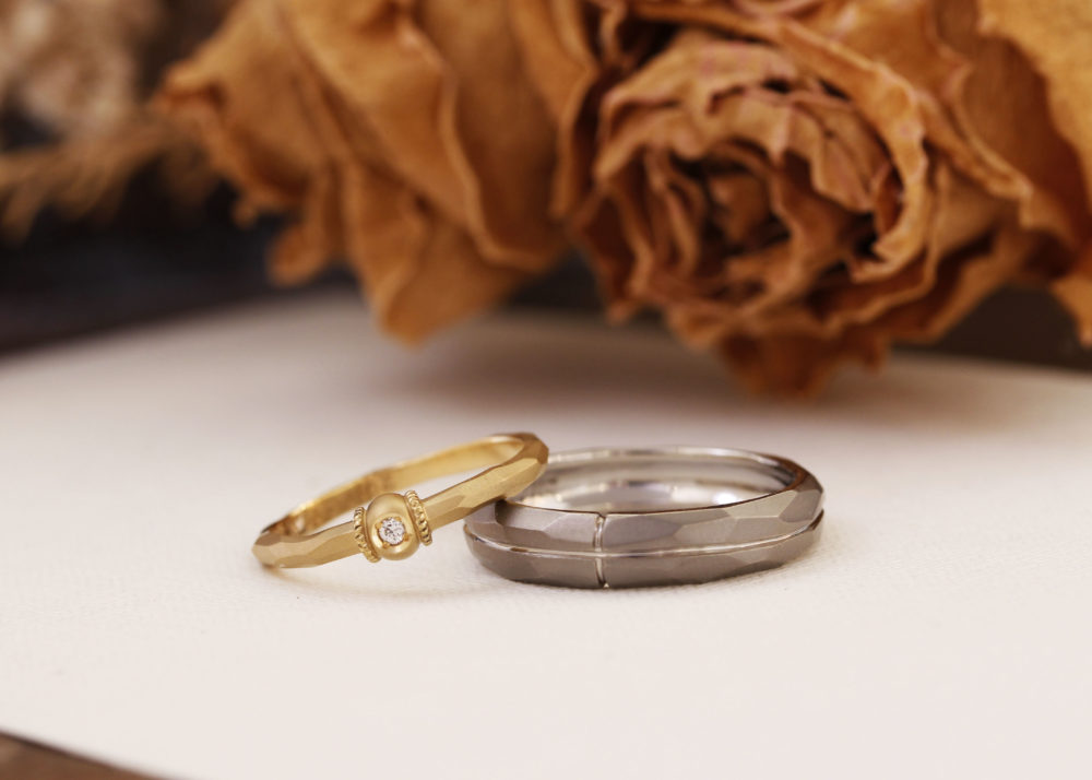 エルドーセレクトブランドの結婚指輪「カツキ」